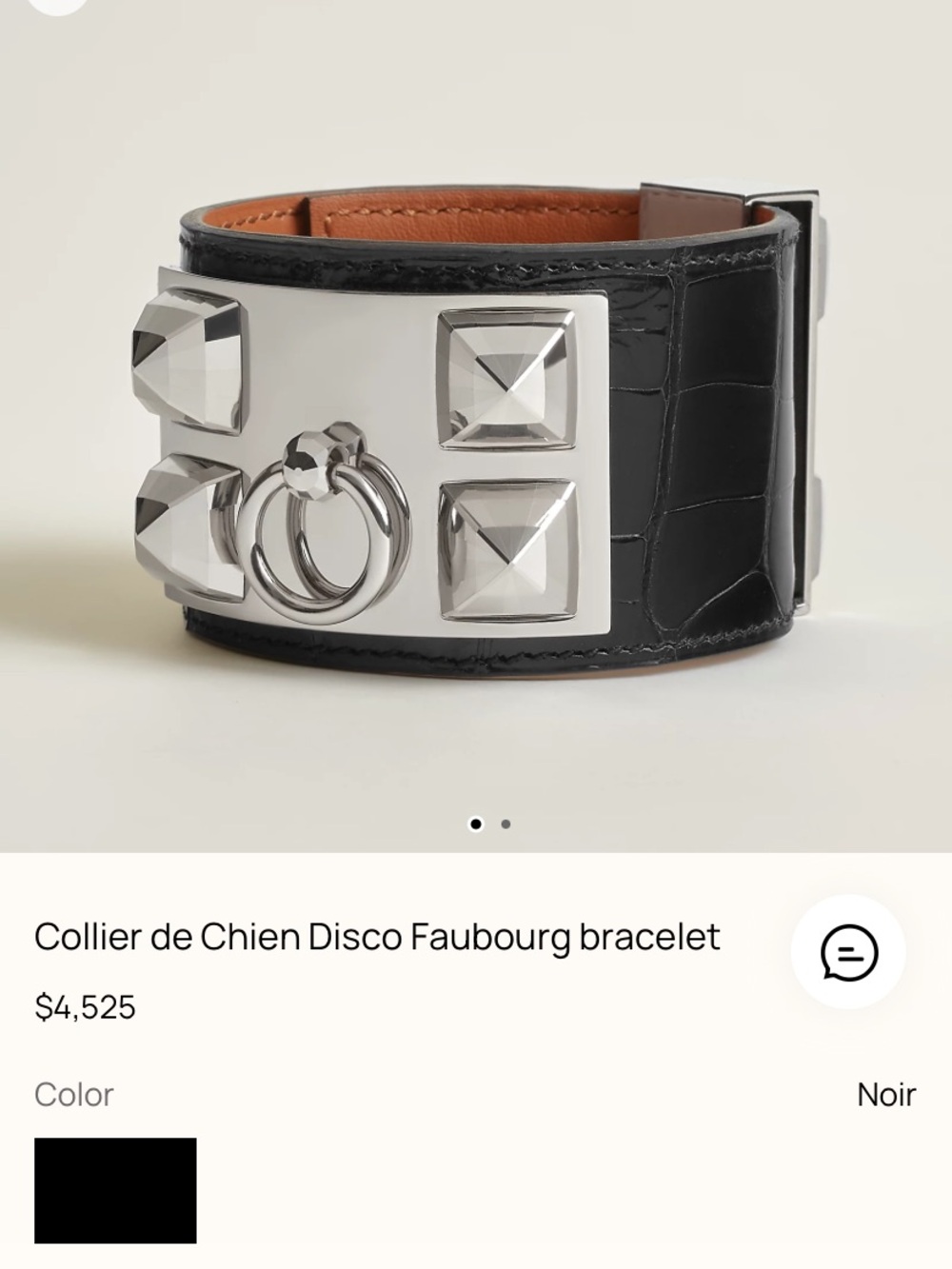 Collier de Chien Disco Faubourg bracelet